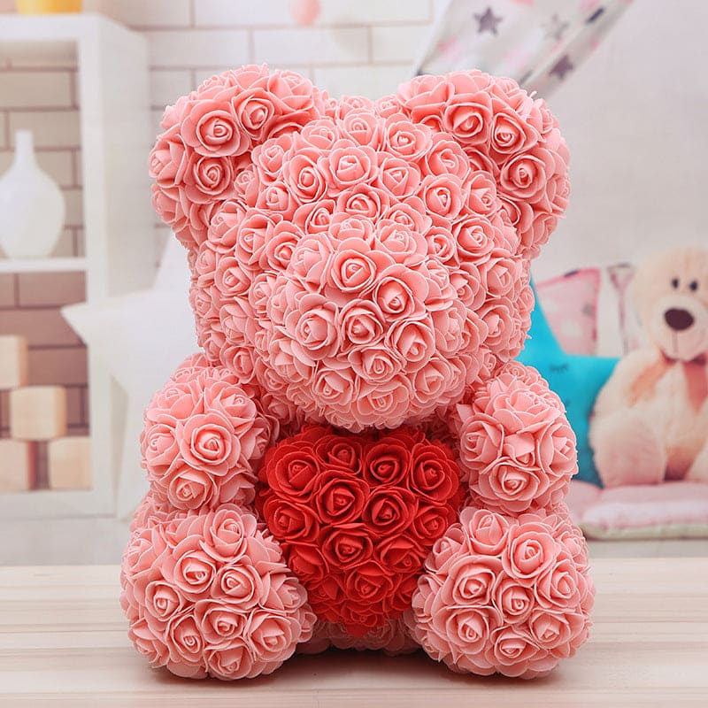 Bear Mother's Day, Valentine Day, Birthday Rose Bear Christmas Gift