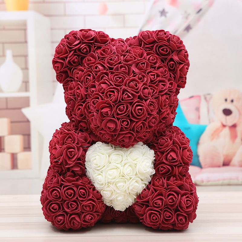 Bear Mother's Day, Valentine Day, Birthday Rose Bear Christmas Gift