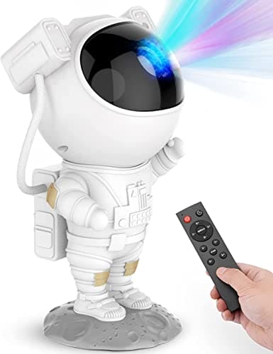 Mooyran Night Light Projector - Galaxy Star Astronaut Space Ceiling Projector, Led Lights for Bedroom, Starry Nebula Lamp