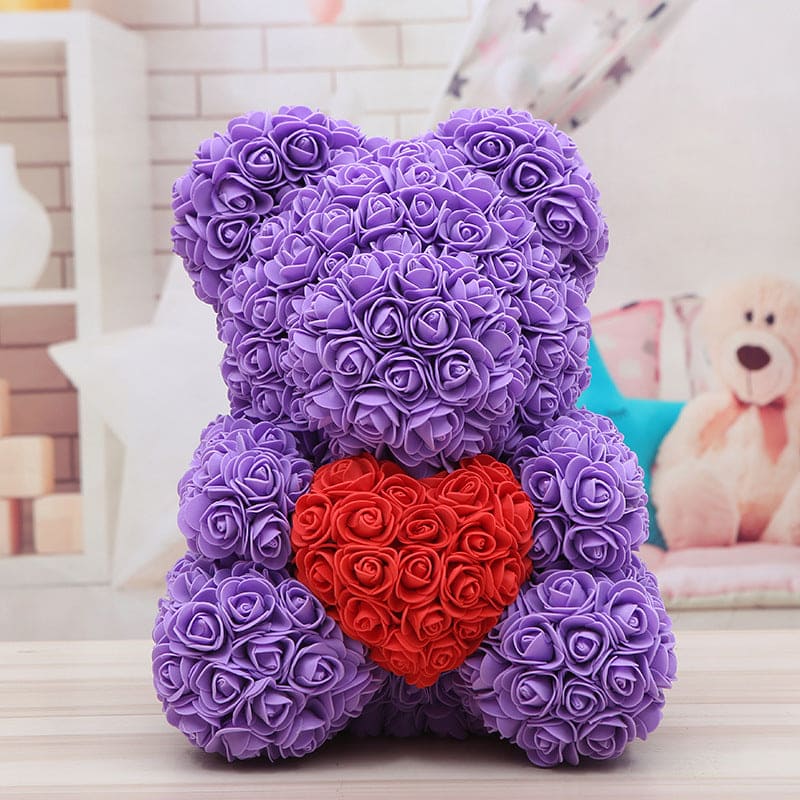 Bear Mother's Day, Valentine Day, Birthday Rose Bear Christmas Gift