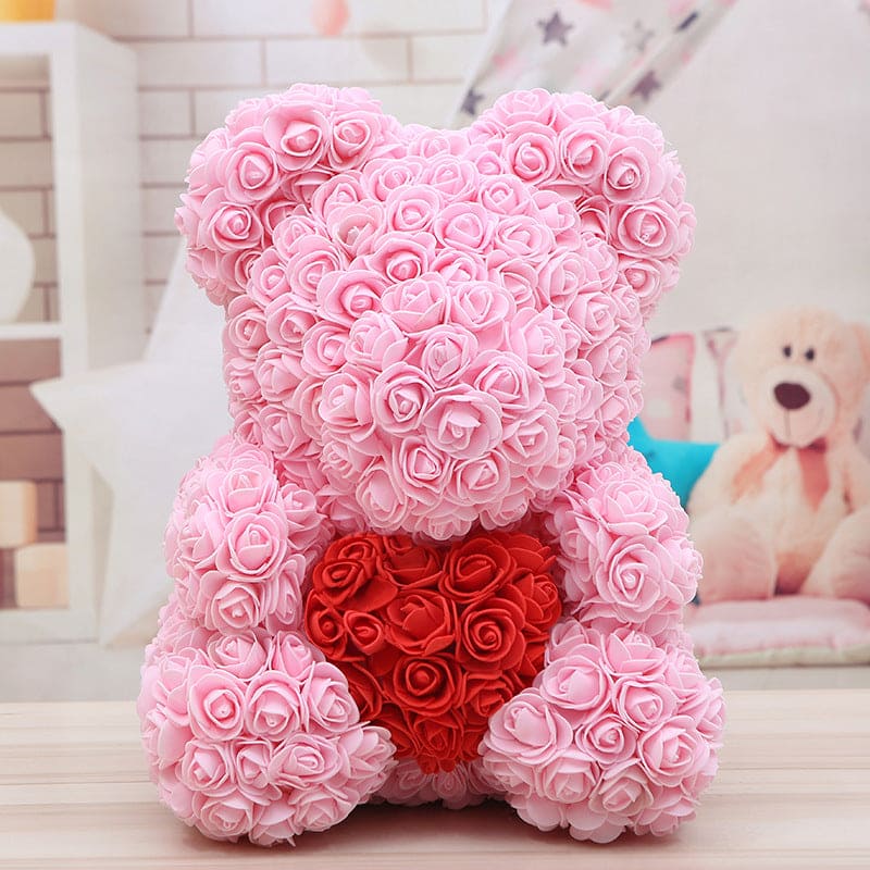 Bear Mother's Day, Valentine Day, Birthday Rose Bear Christmas Gift