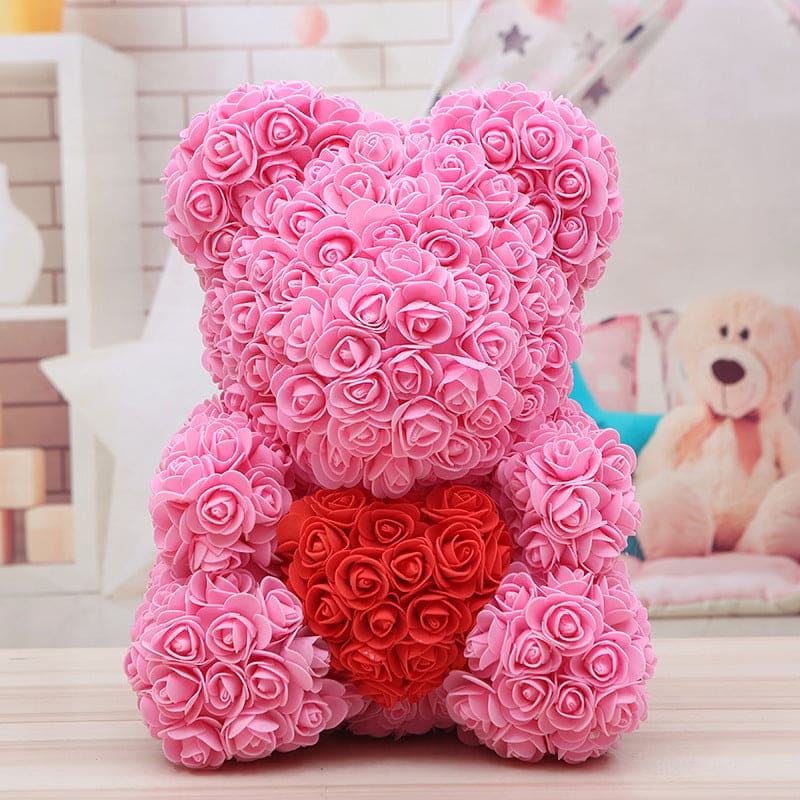 Bear Mother's Day, Valentine Day, Birthday Rose Bear Christmas Gift