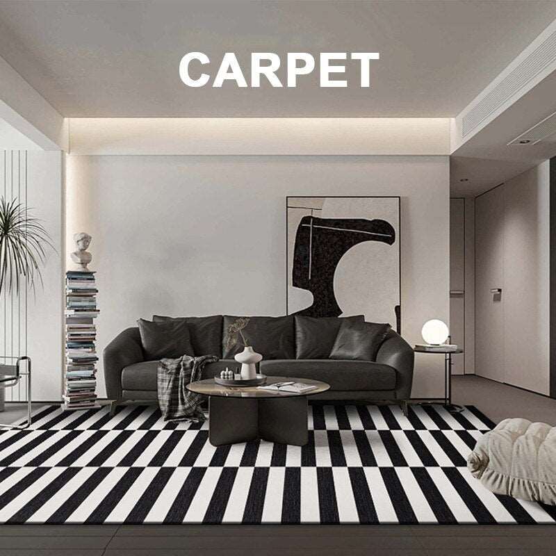 a black and white photo of a living room