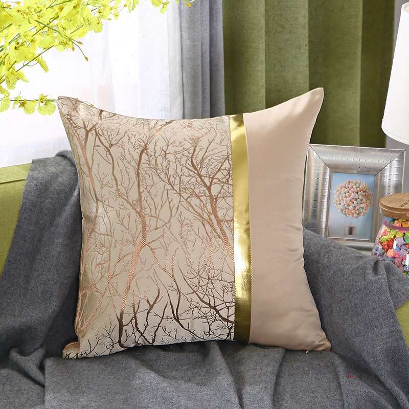 a couch with pillows and a pillow on it