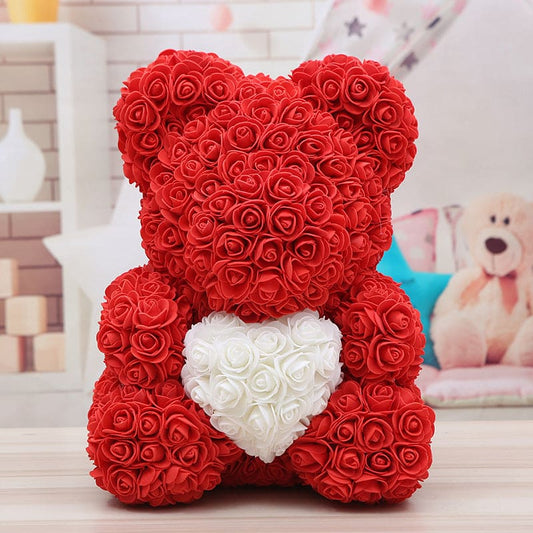 Bear Mother's Day, Valentine Day, Birthday Rose Bear Christmas Gift