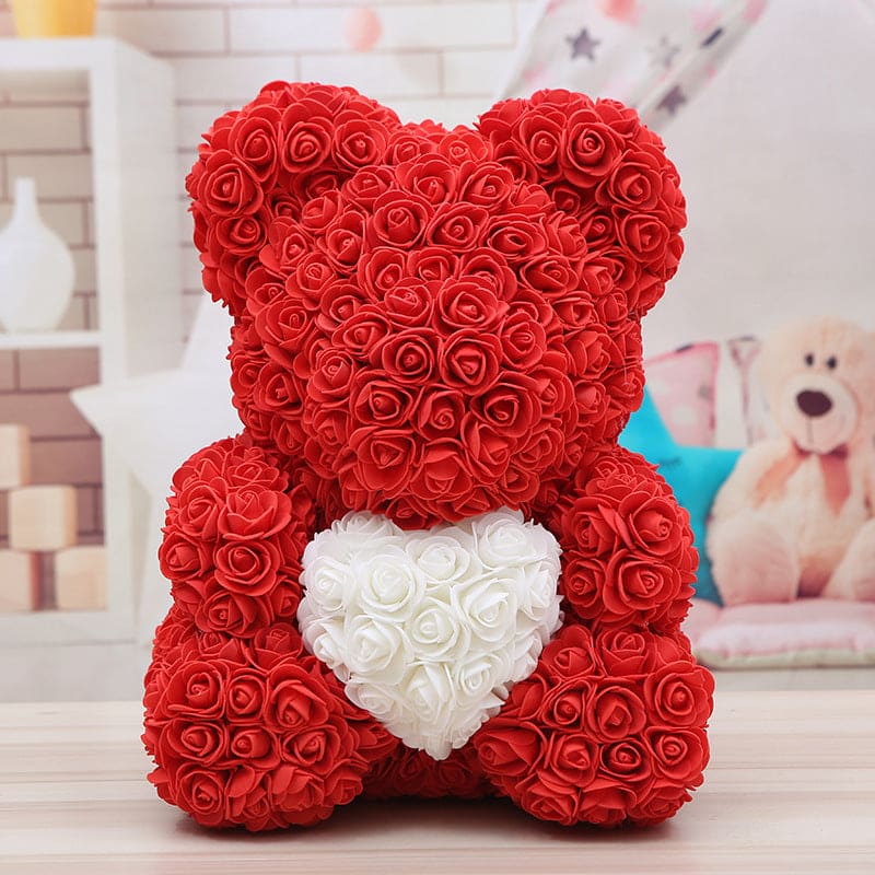 Bear Mother's Day, Valentine Day, Birthday Rose Bear Christmas Gift