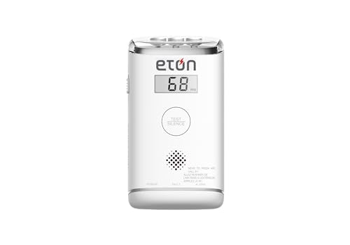 Eton Blackout Buddy Carbon Monoxide Detector with Flashlight - Plug-in Type CO Alarm Monitor with Digital Display