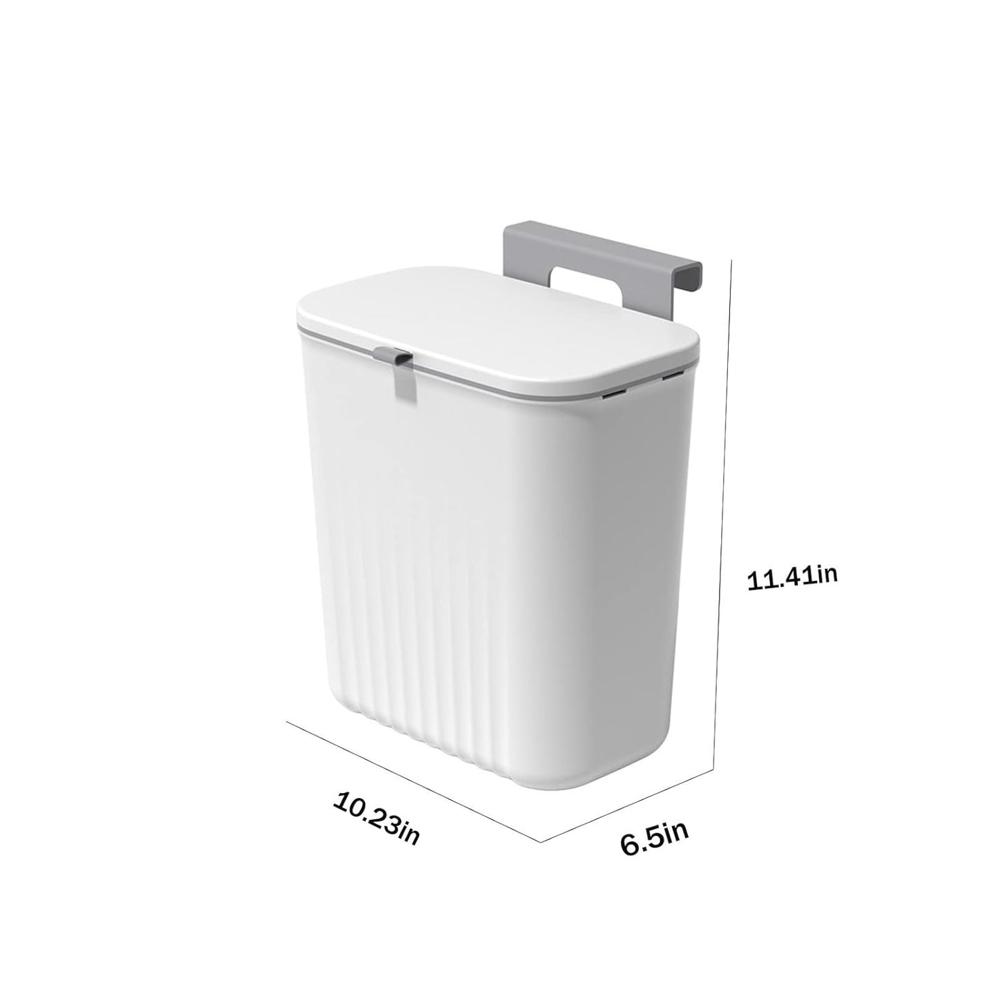 Kitchen Hanging Trash Can with Lid for Counter Top Or Under Sink Mountable Indoor Compost Bucket Easter Candy Christmas Decorations Easter Baskets