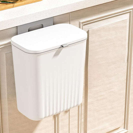 Kitchen Hanging Trash Can with Lid for Counter Top Or Under Sink Mountable Indoor Compost Bucket Easter Candy Christmas Decorations Easter Baskets