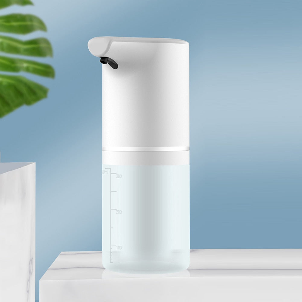 Touchless Automatic Soap Dispenser USB Charging Smart Foam Machine,white