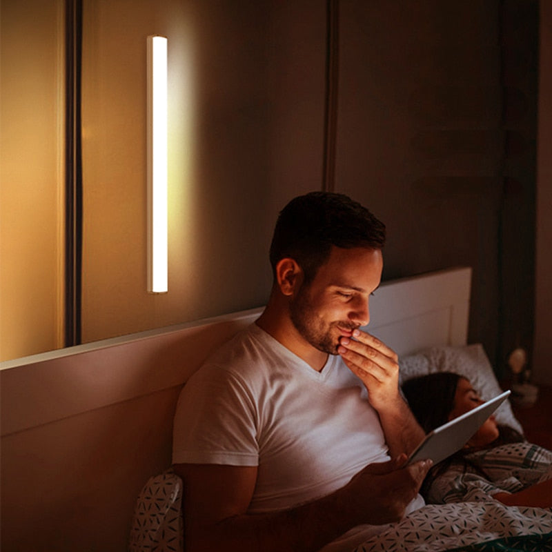Motion Sensor Light Wireless LED Night Light USB Rechargeable Night Lamp
