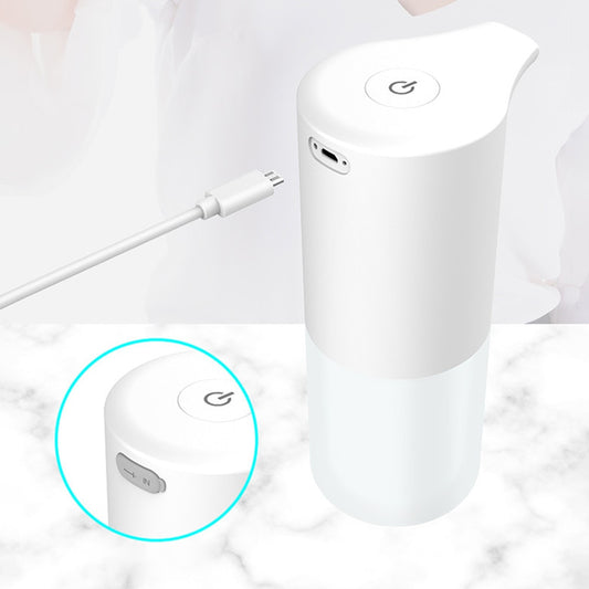 Touchless Automatic Soap Dispenser USB Charging Smart Foam Machine,white