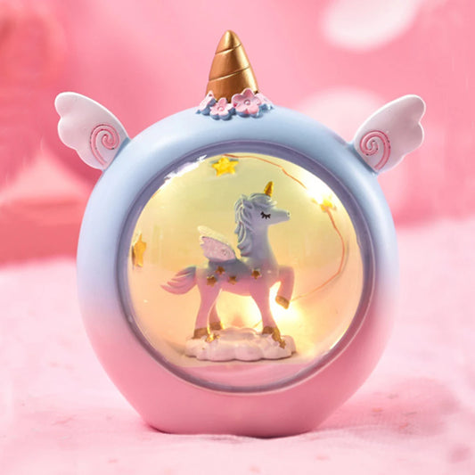 LED Night Light - Cartoon Unicorn Design, Perfect Bedroom Decor and Birthday Gift for Kids, Babies, and Children