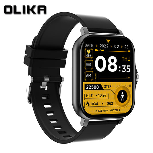 TikTok Waterproof Smart Watch with Heart Rate Monitoring, Bluetooth Calling, Touch Screen, and Sports Tracking