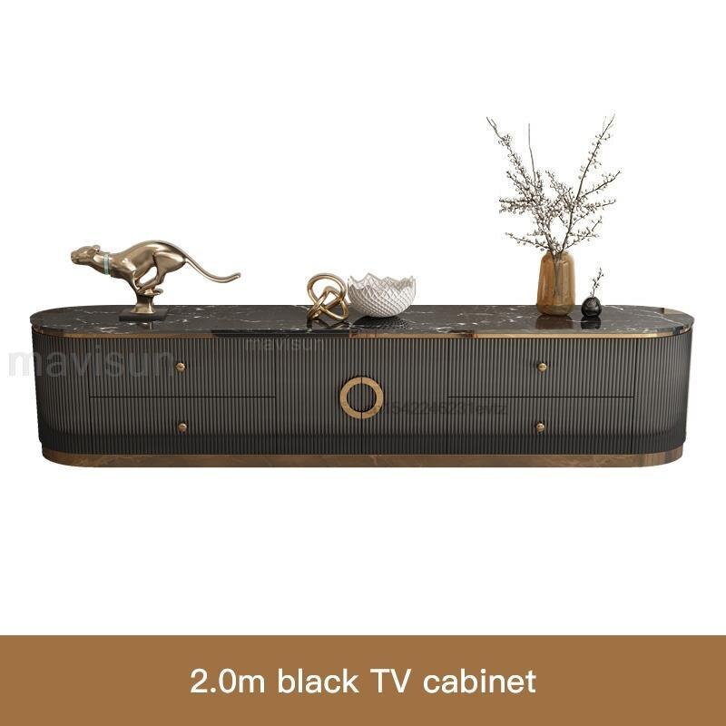 Light Luxury Living Room Table 57-Inch Tv Cabinet Stand Modern Furniture Tv Unit Stand With 4 Drawers And a Sliding Cabinet
