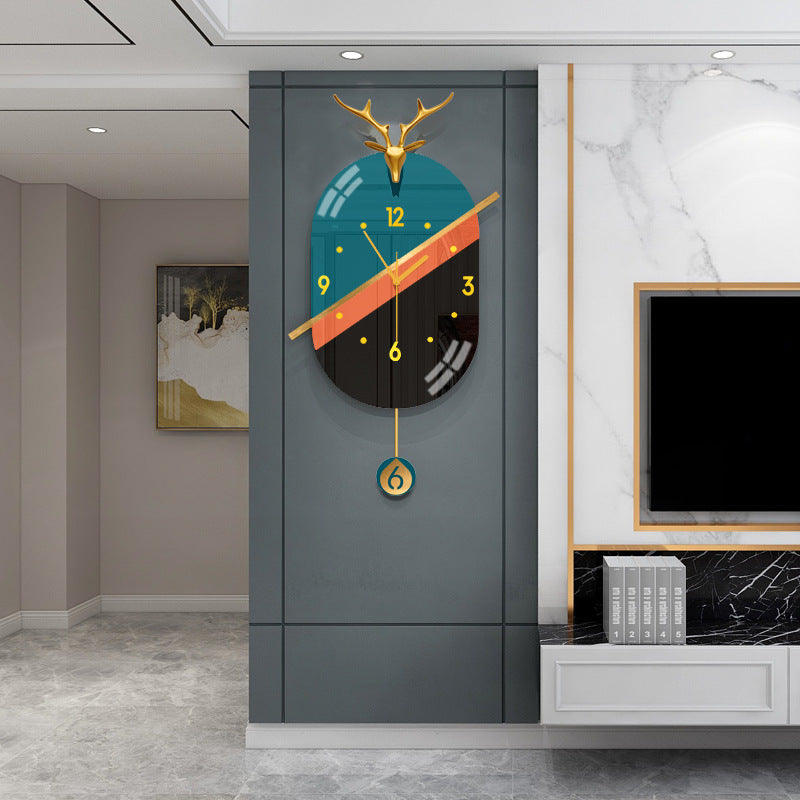Modern Nordic Minimalist Wall Clock - Luxury Home Decor for Living Room