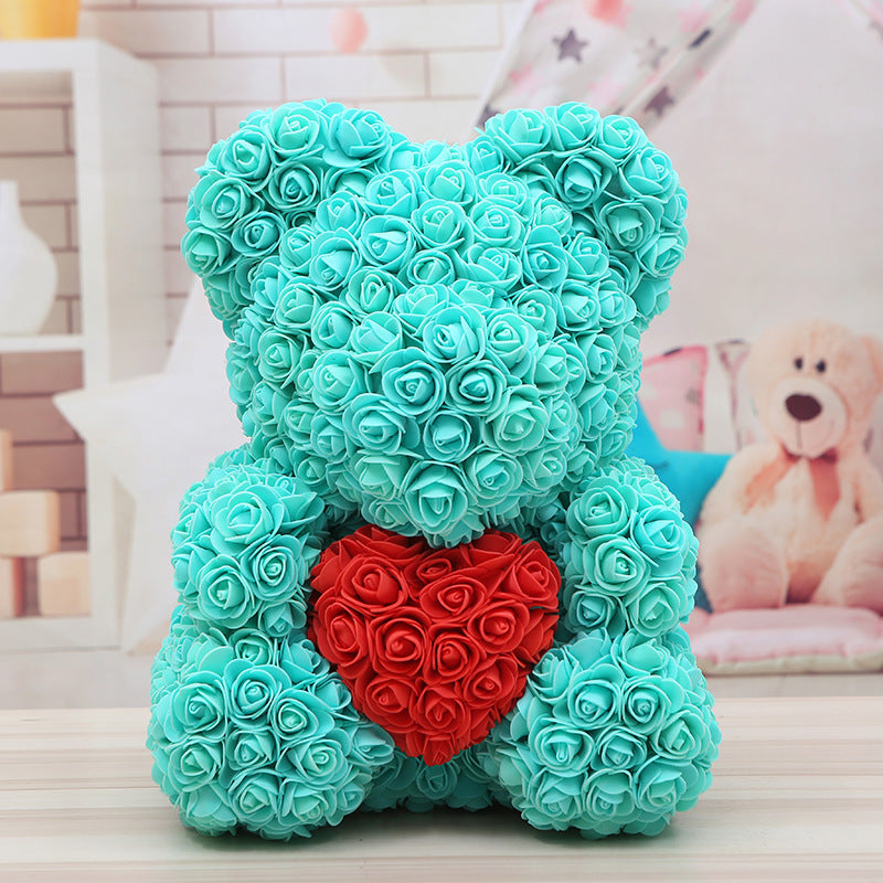 Bear Mother's Day, Valentine Day, Birthday Rose Bear Christmas Gift