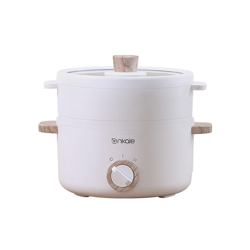 Spot generation hot pot multi-functional dormitory student electric cooking wok small low-power mini boiling noodles non-stick pot