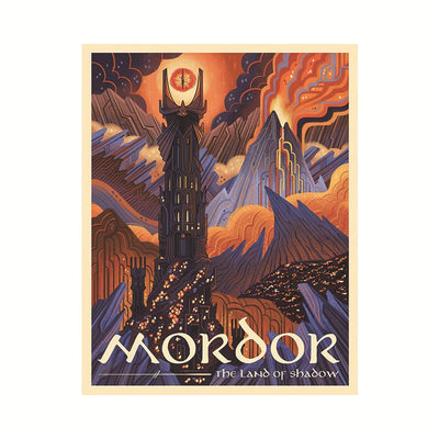 Retro Middle-earth Lord of the Rings
